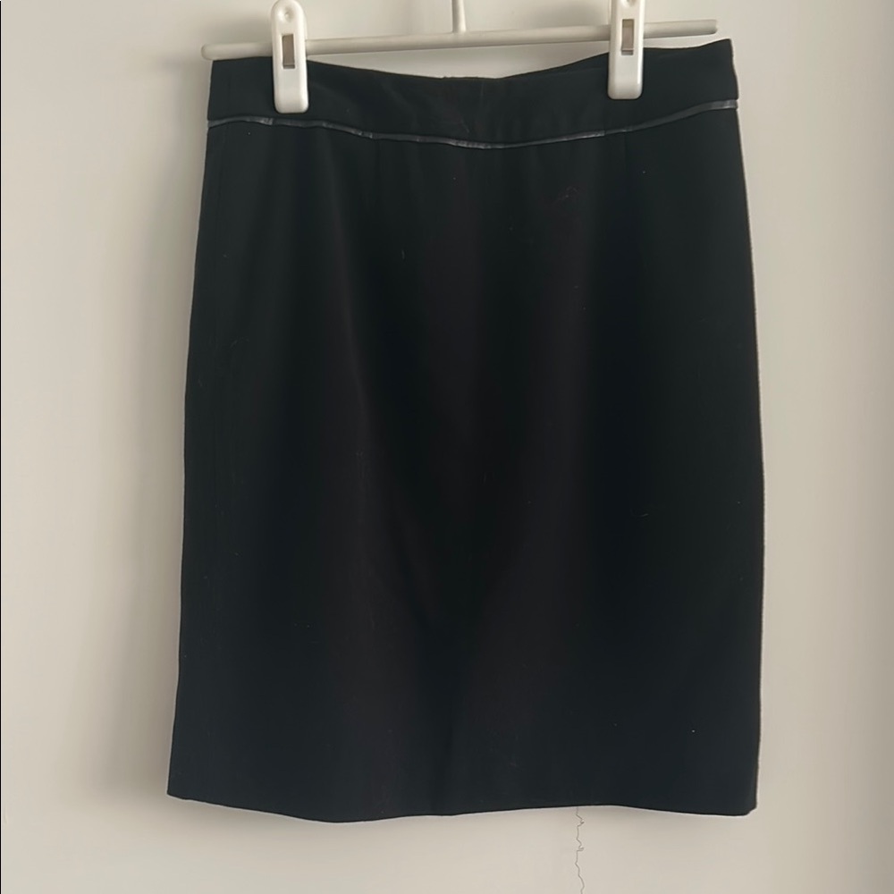 Amanda & Chelsea Black Pencil Skirt Knee-Length Work